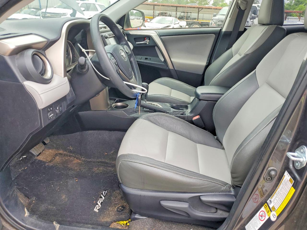 2015 Toyota Rav4 Xle Gray vin: JTMWFREVXFJ024584