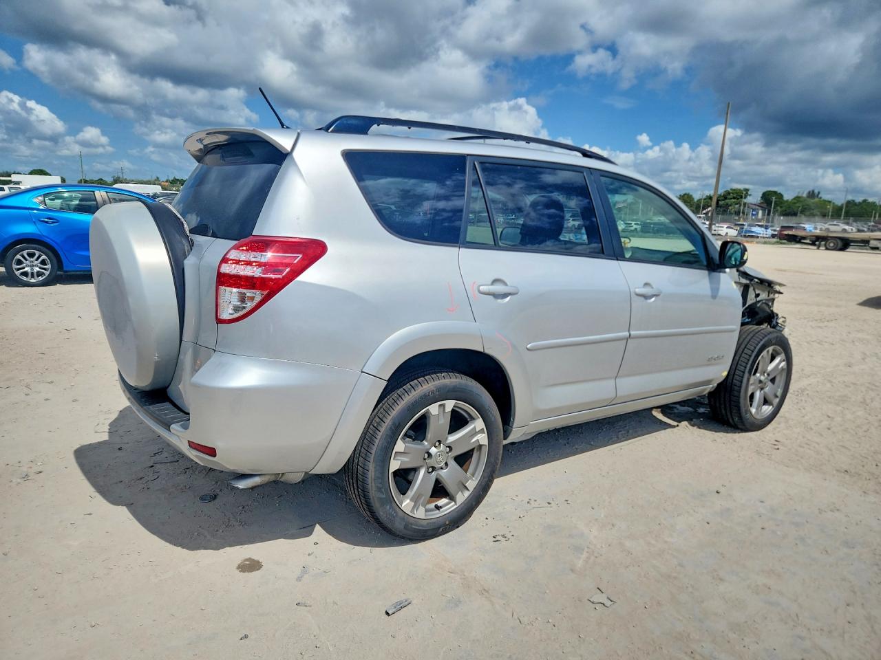 2010 Toyota Rav4 Sport Серебряный vin: JTMWK4DV1A5027178