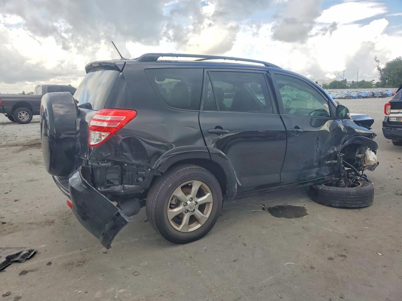 2012 Toyota Rav4 Limited Черный vin: JTMYF4CV5C5047417