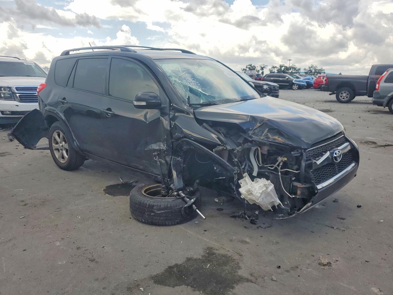 2012 Toyota Rav4 Limited Черный vin: JTMYF4CV5C5047417