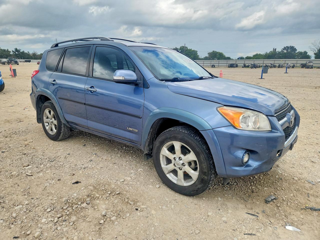 2010 Toyota Rav4 Limited Blue vin: JTMYF4DV0A5017724