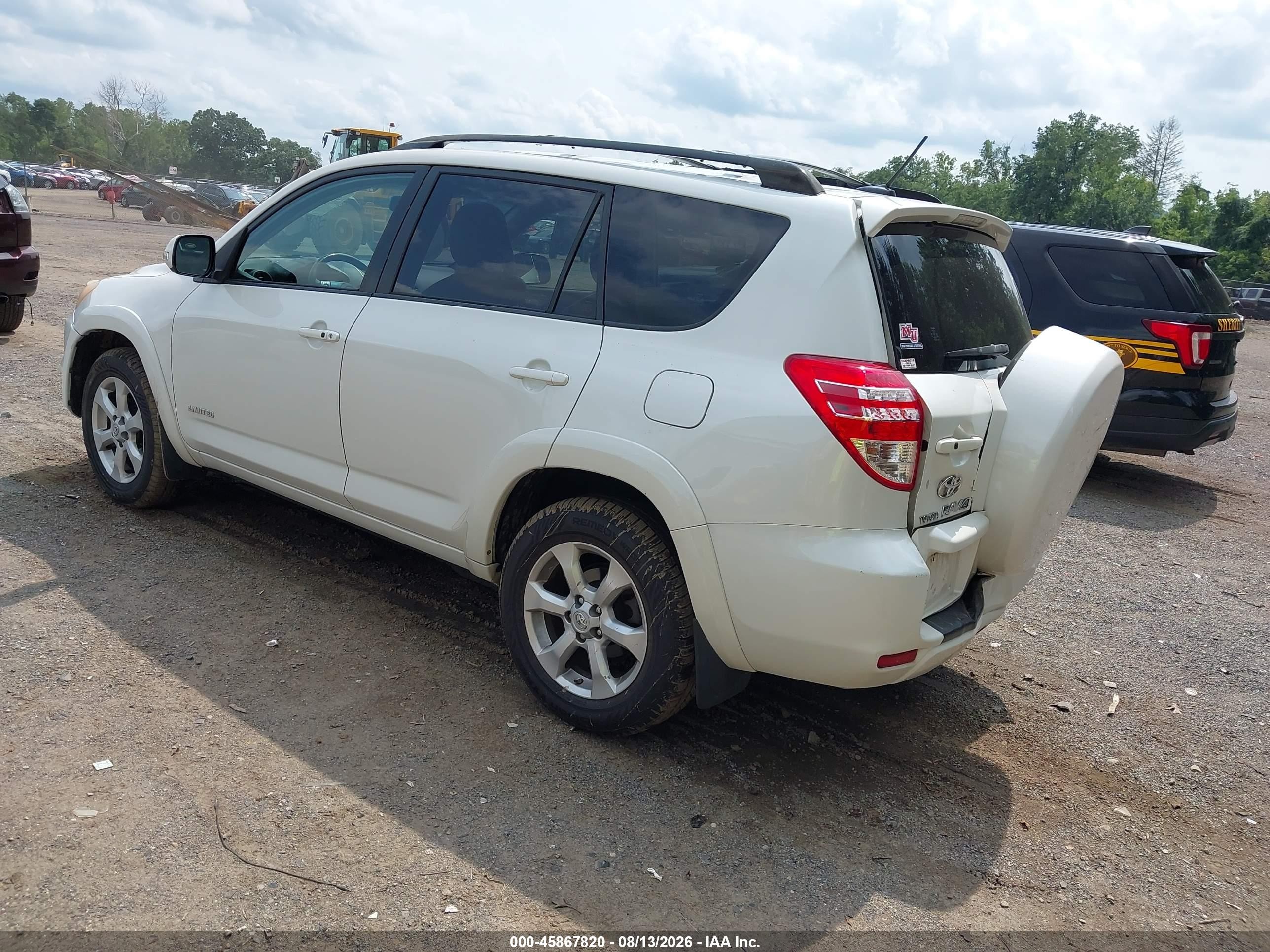 2010 Toyota Rav4 Limited Белый vin: JTMYF4DV0A5023877