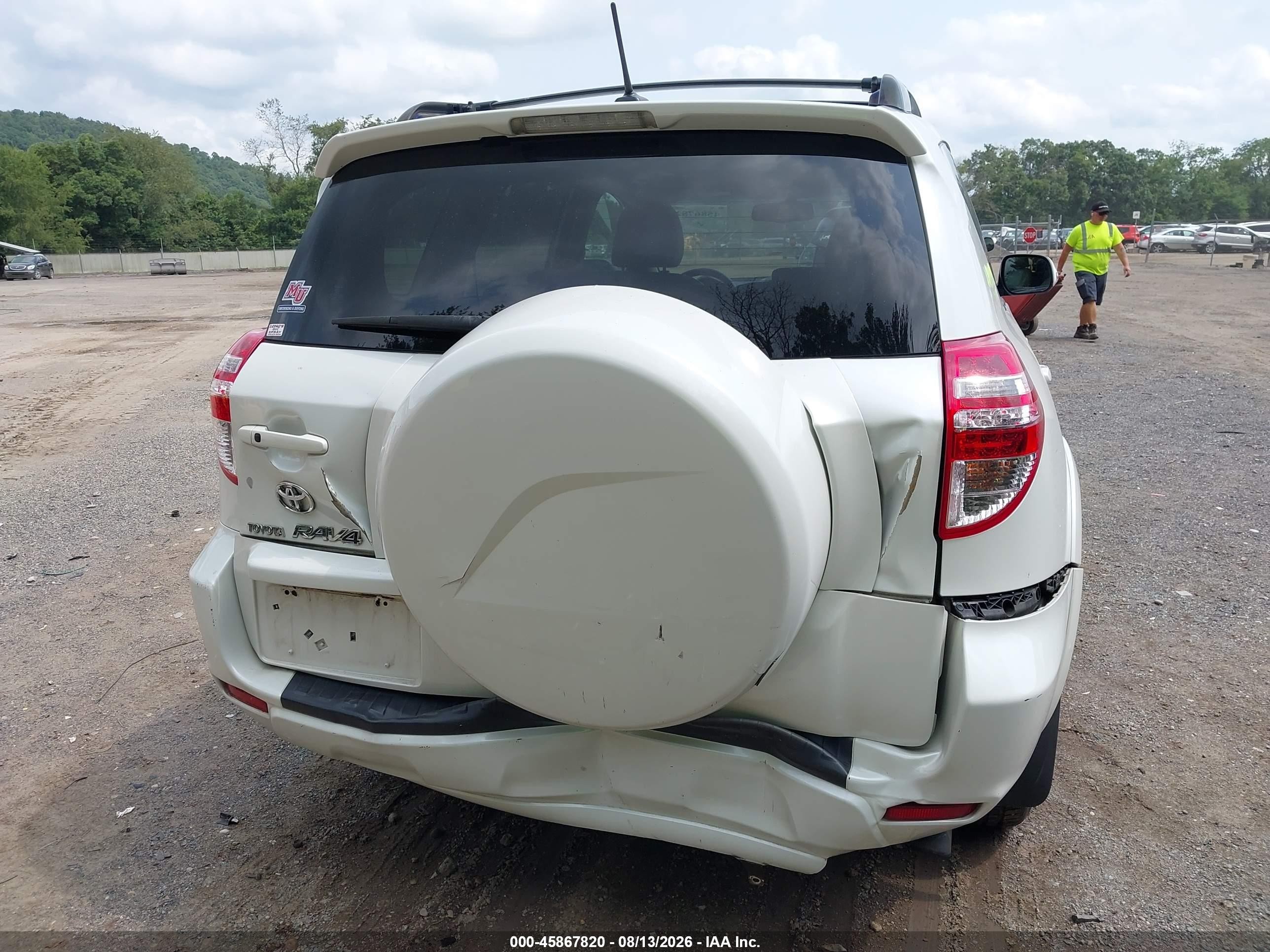 2010 Toyota Rav4 Limited Белый vin: JTMYF4DV0A5023877