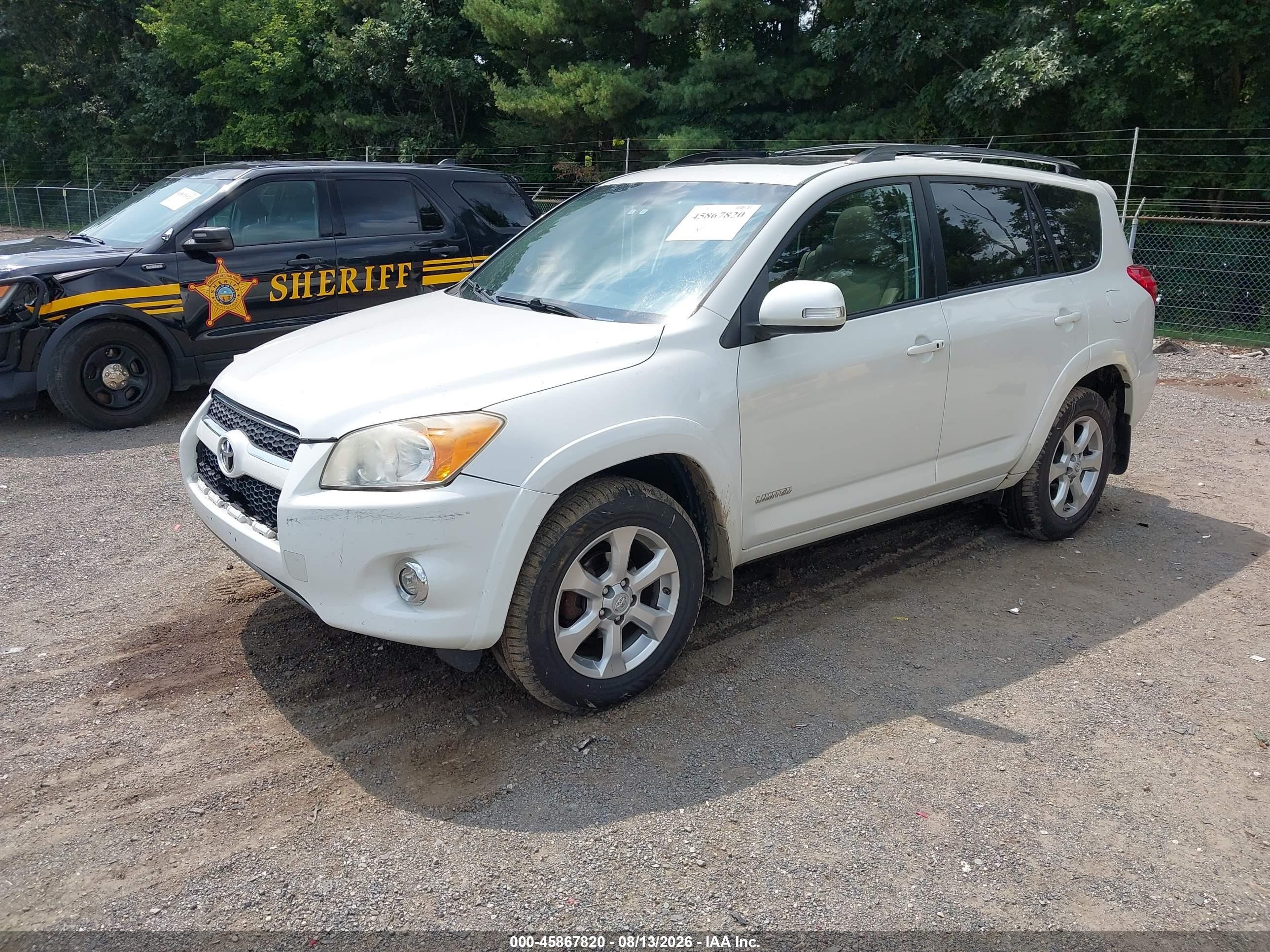 2010 Toyota Rav4 Limited Белый vin: JTMYF4DV0A5023877
