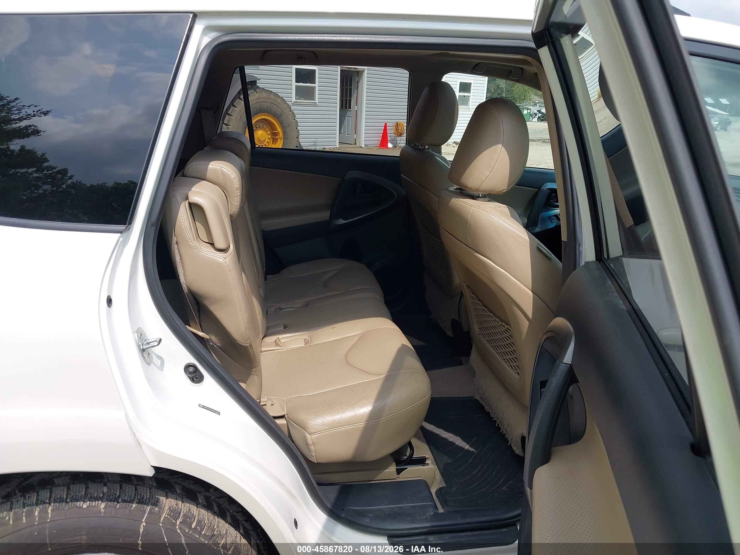 2010 Toyota Rav4 Limited Белый vin: JTMYF4DV0A5023877