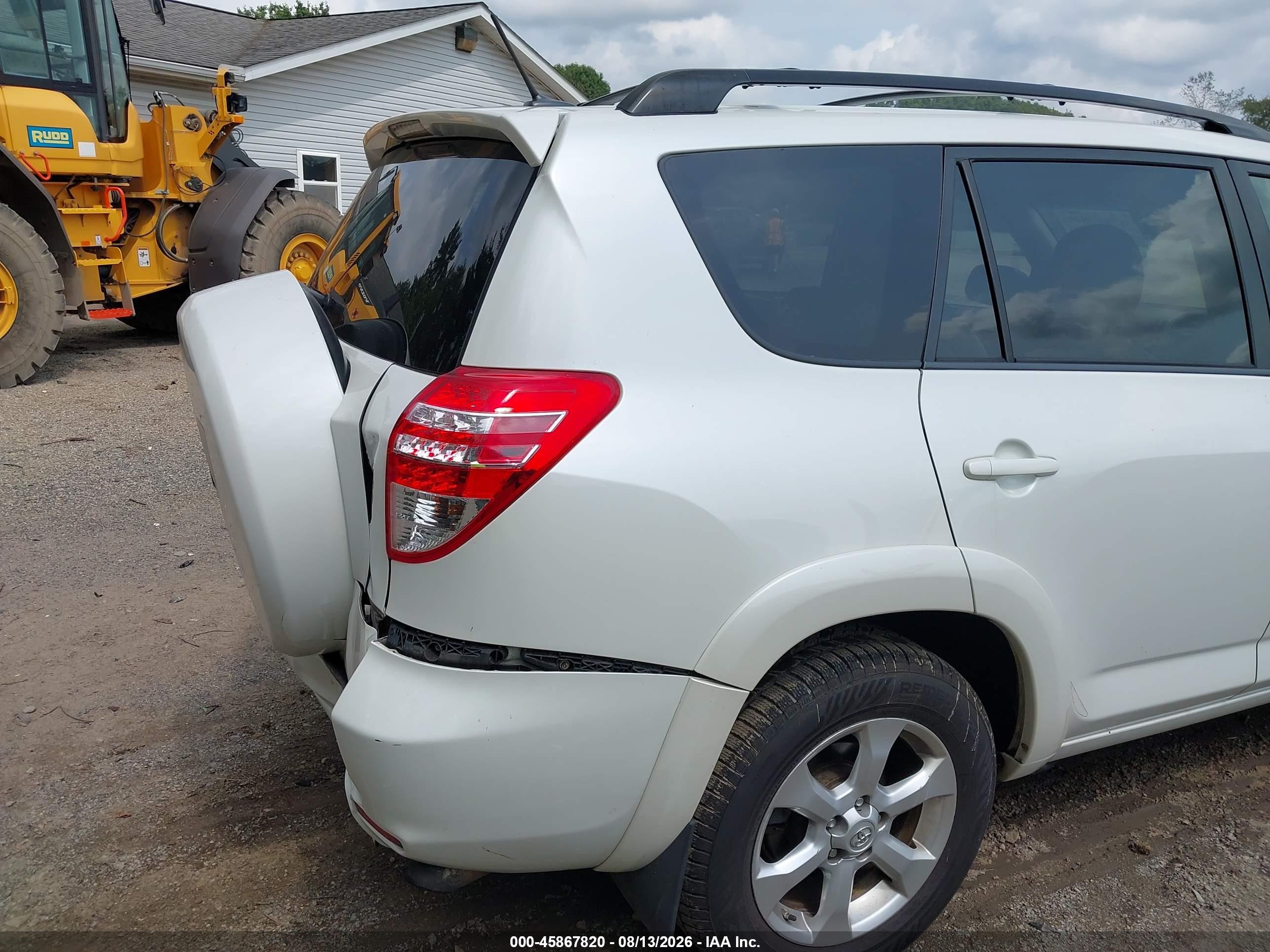 2010 Toyota Rav4 Limited Белый vin: JTMYF4DV0A5023877