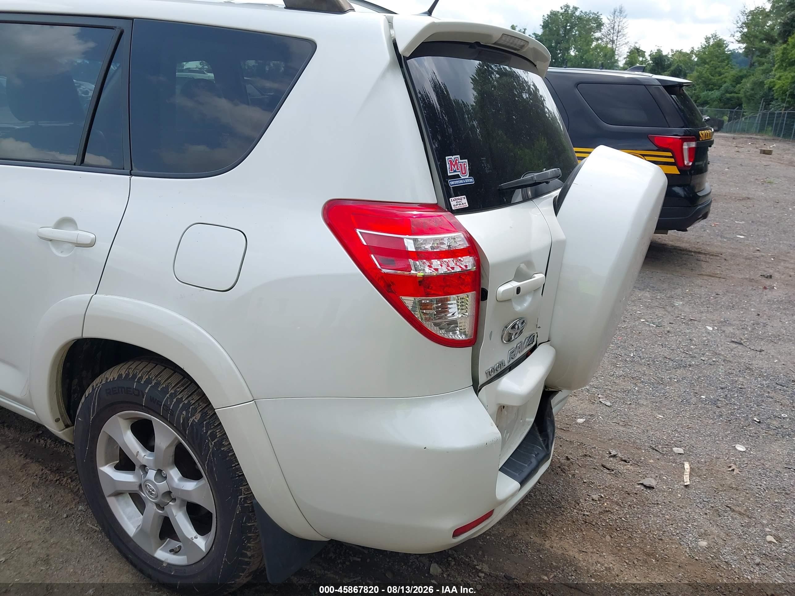 2010 Toyota Rav4 Limited Белый vin: JTMYF4DV0A5023877