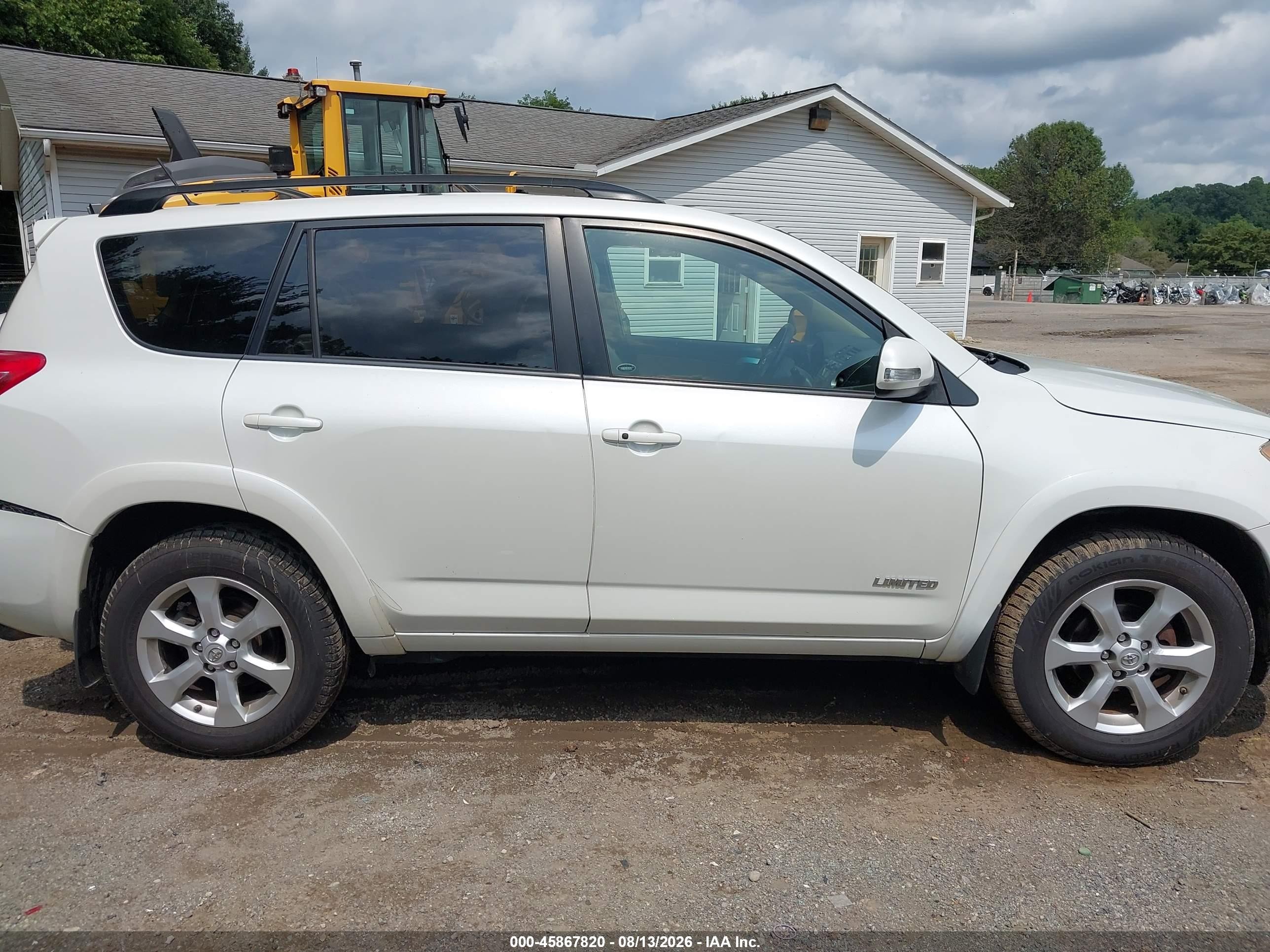 2010 Toyota Rav4 Limited Белый vin: JTMYF4DV0A5023877