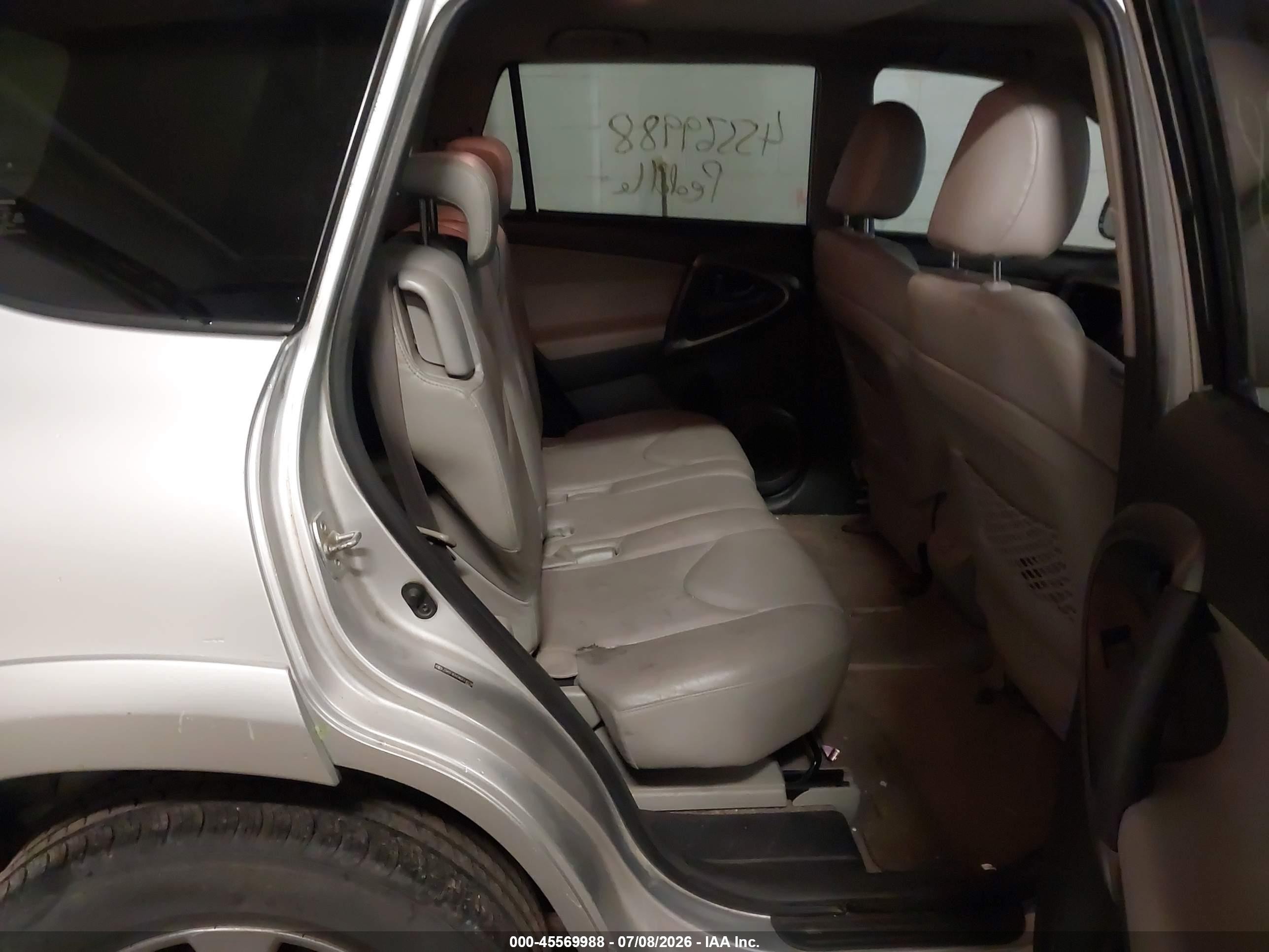 2010 Toyota Rav4 Limited Silver vin: JTMYF4DV0AD018278