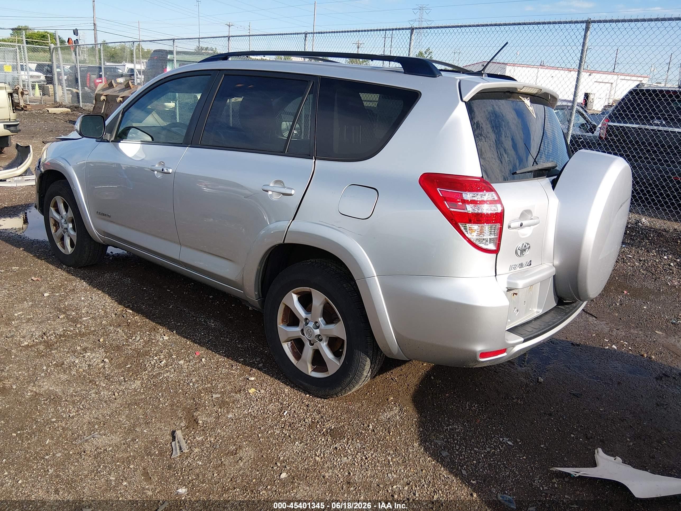 2012 Toyota Rav4 Limited Gray vin: JTMYF4DV0C5043453