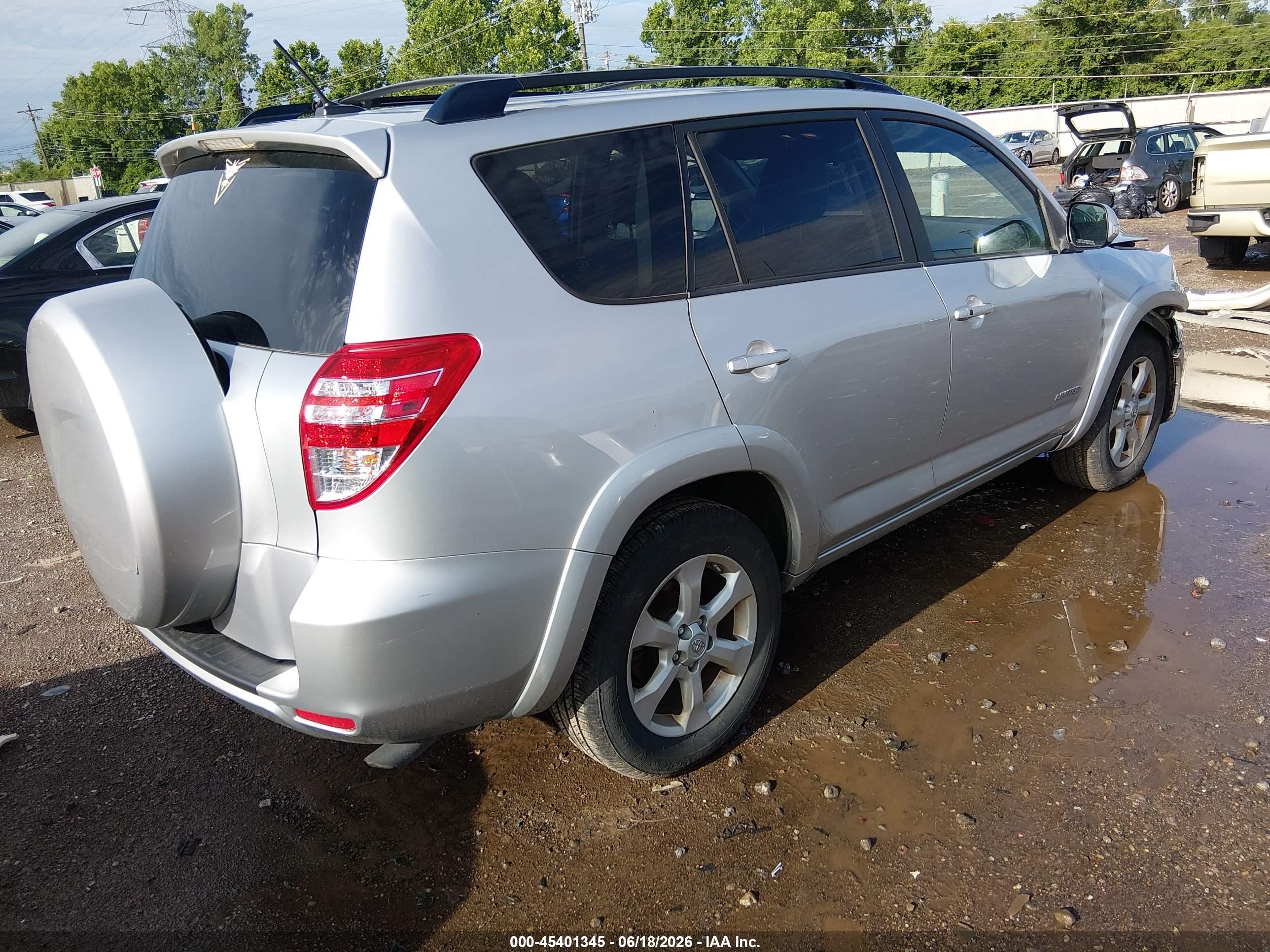 2012 Toyota Rav4 Limited Gray vin: JTMYF4DV0C5043453