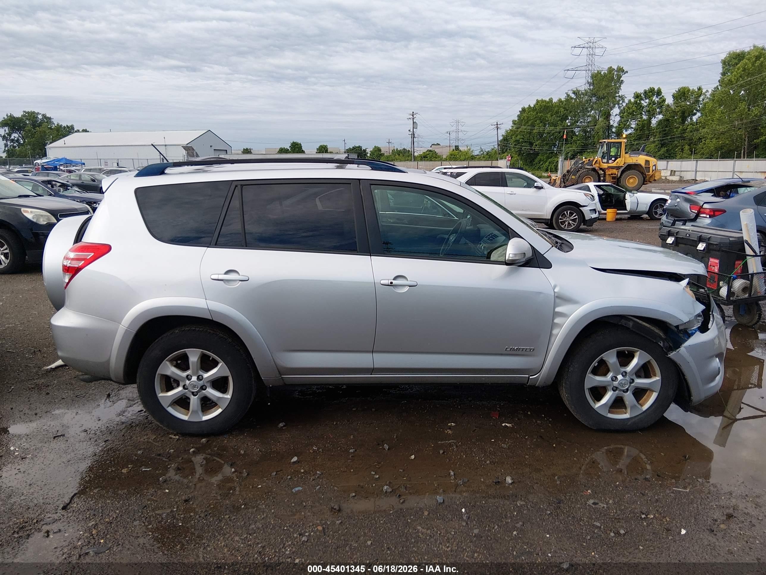 2012 Toyota Rav4 Limited Gray vin: JTMYF4DV0C5043453