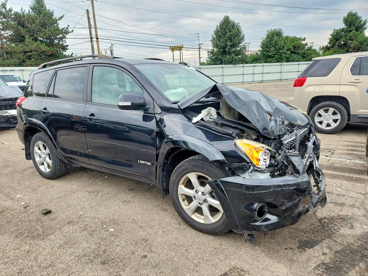 2010 Toyota Rav4 Limited Black vin: JTMYF4DV1A5024326
