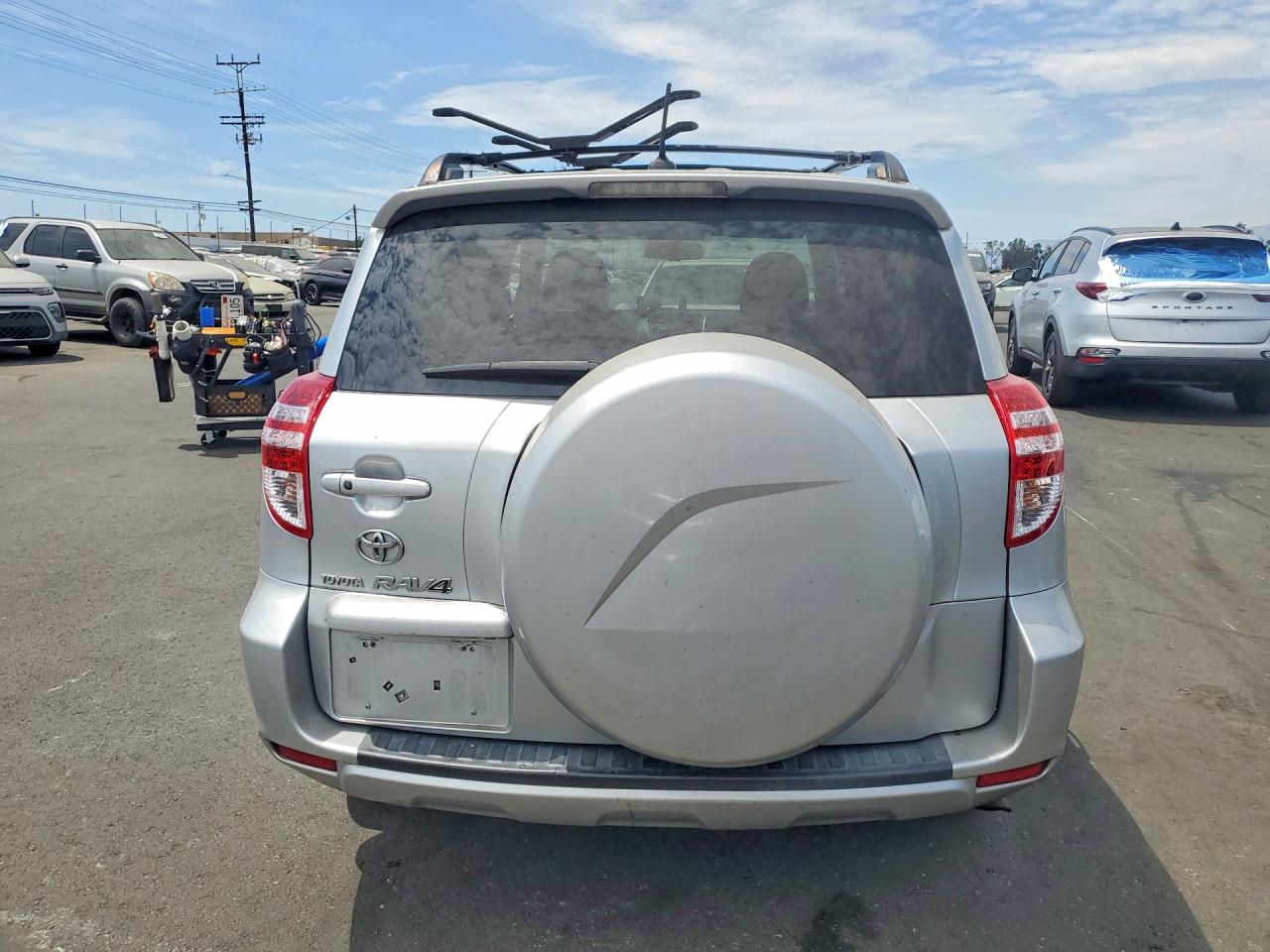 2010 Toyota Rav4 Limited Silver vin: JTMYF4DV1A5031695