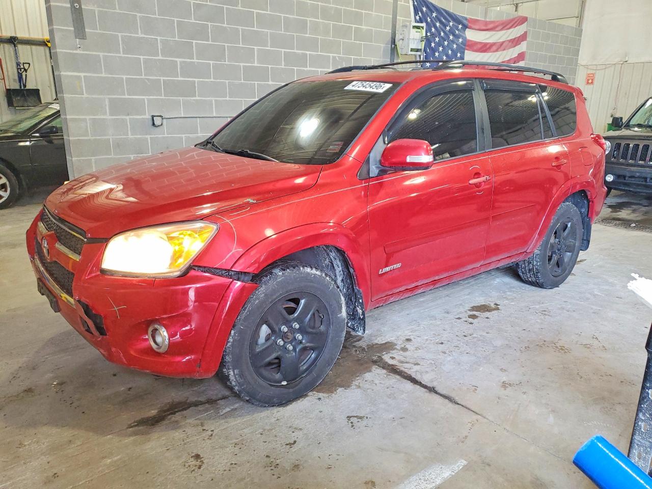 2010 Toyota Rav4 Limited Red vin: JTMYF4DV4A5024403
