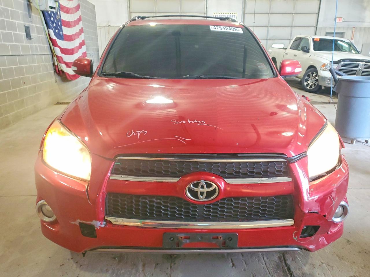 2010 Toyota Rav4 Limited Red vin: JTMYF4DV4A5024403