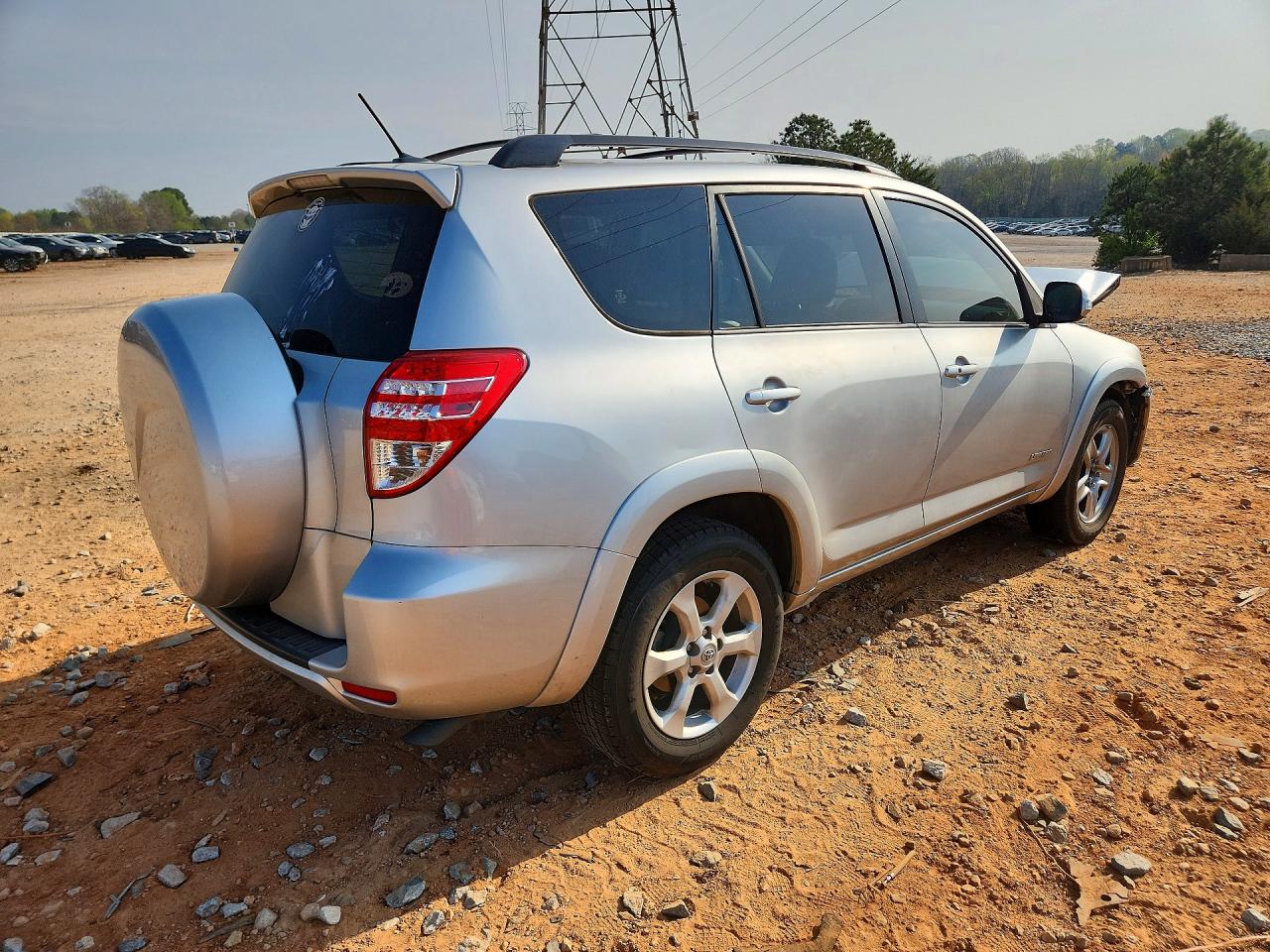 2012 Toyota Rav4 Limited Silver vin: JTMYF4DV4CD033336