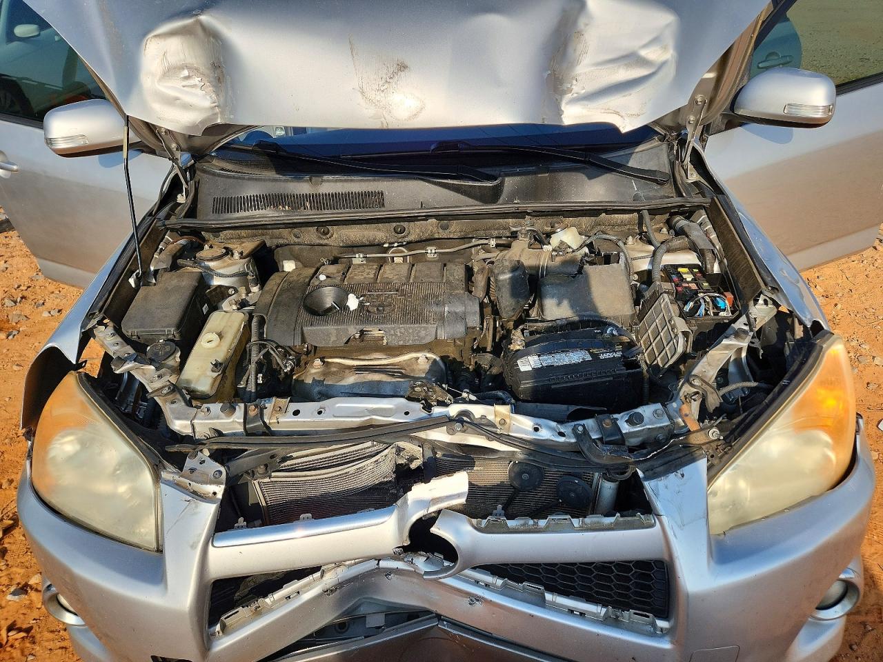2012 Toyota Rav4 Limited Silver vin: JTMYF4DV4CD033336