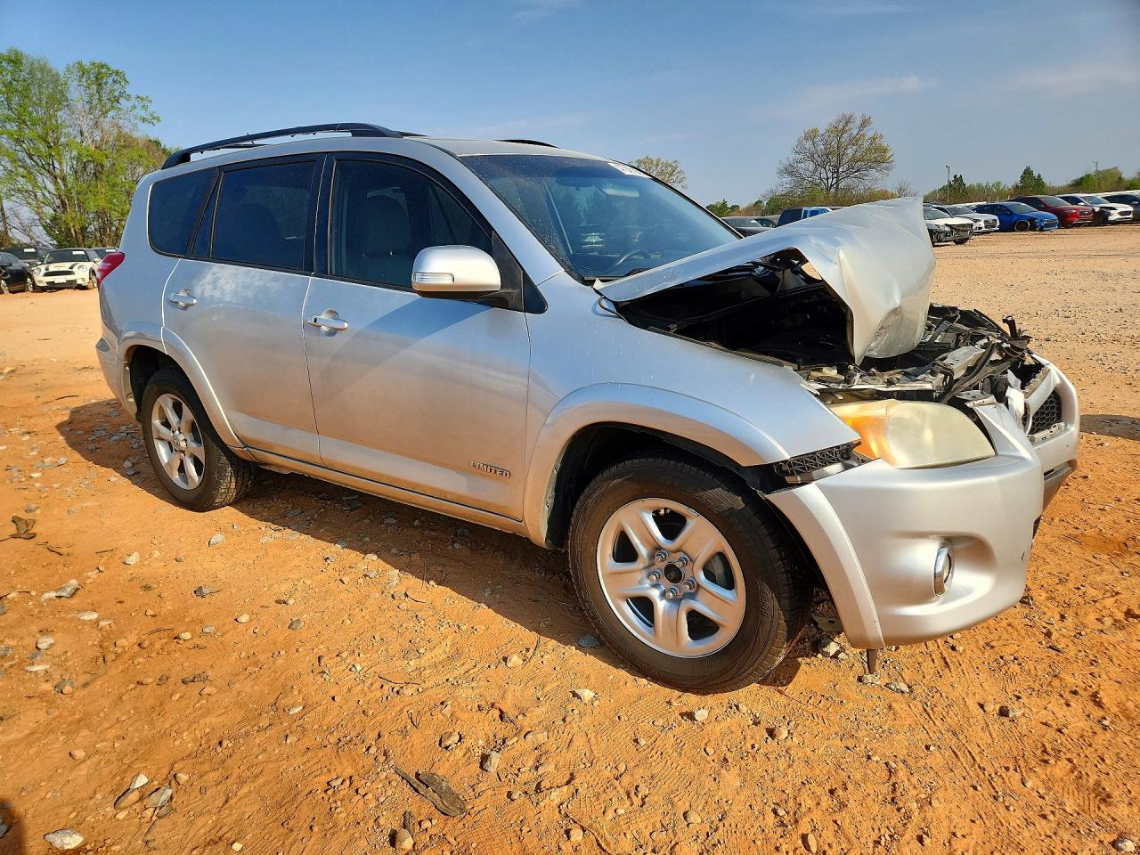 2012 Toyota Rav4 Limited Silver vin: JTMYF4DV4CD033336