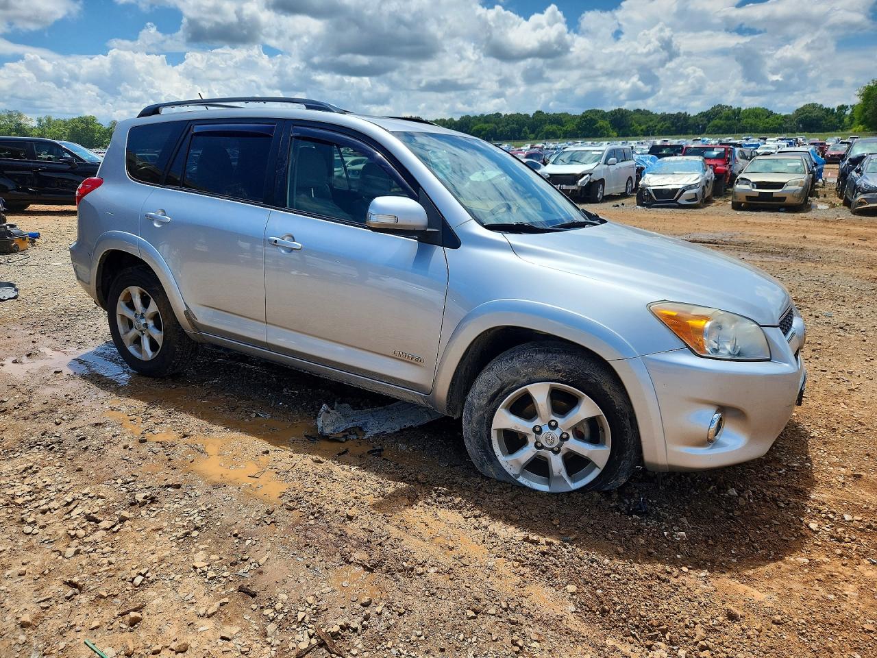 2012 Toyota Rav4 Limited Silver vin: JTMYF4DV5CD033247