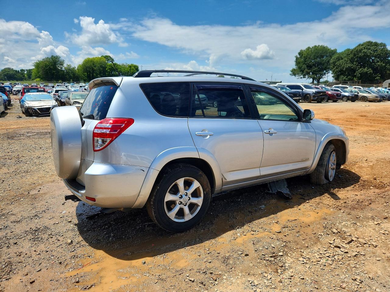 2012 Toyota Rav4 Limited Silver vin: JTMYF4DV5CD033247