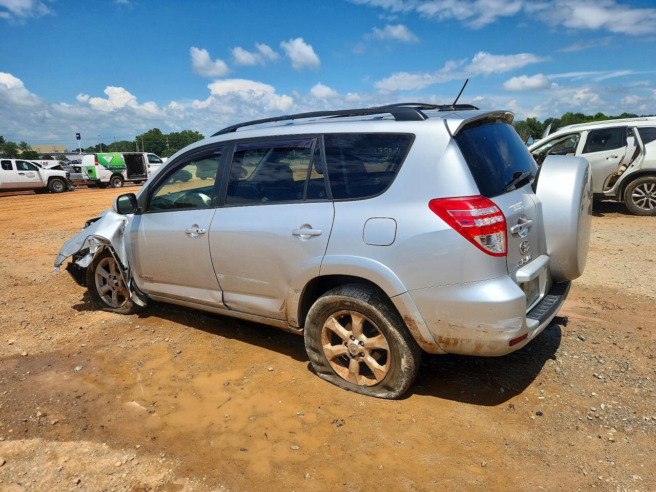 2012 Toyota Rav4 Limited Silver vin: JTMYF4DV5CD033247