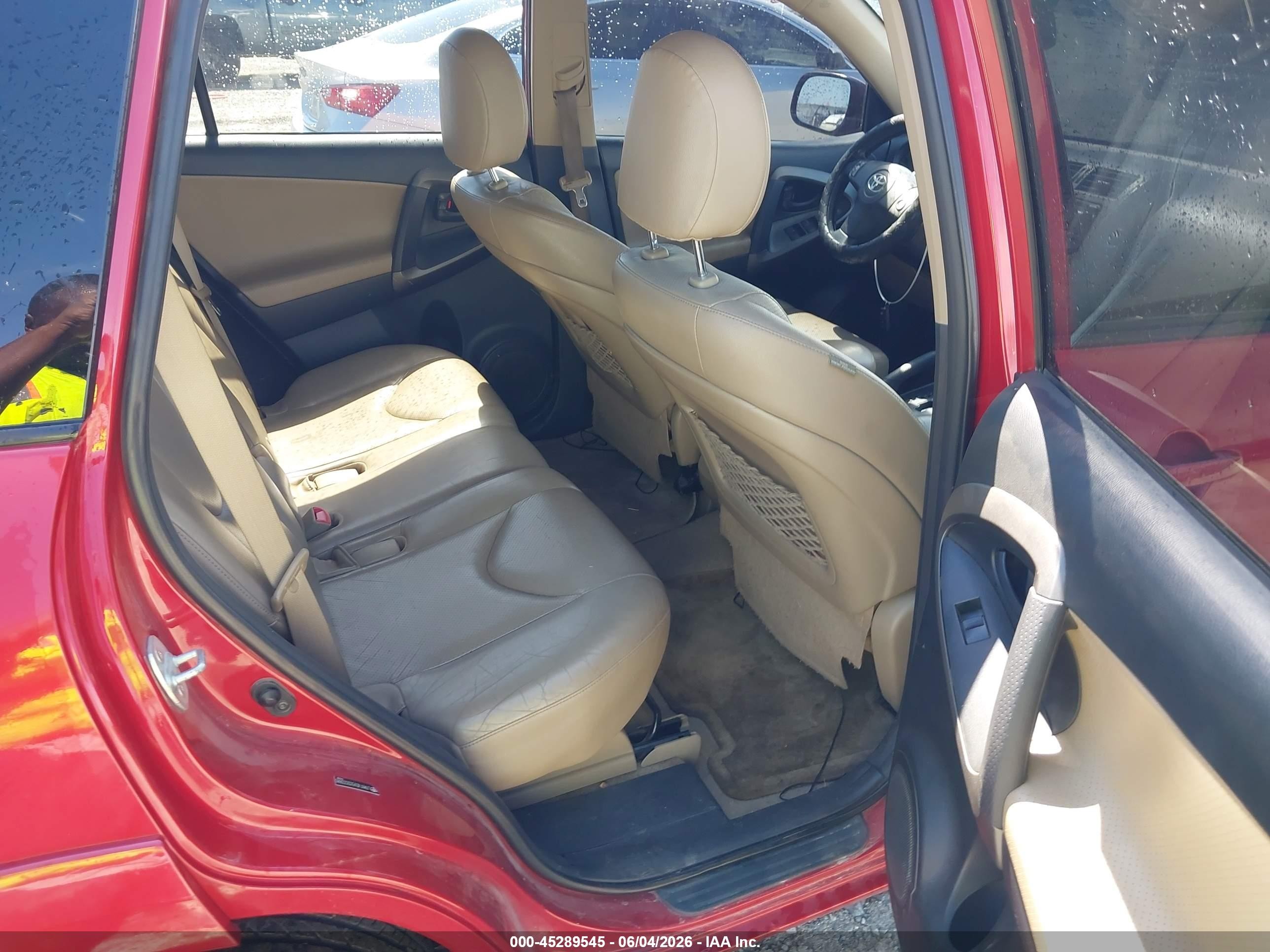 2012 Toyota Rav4 Limited Red vin: JTMYF4DV5CD033880