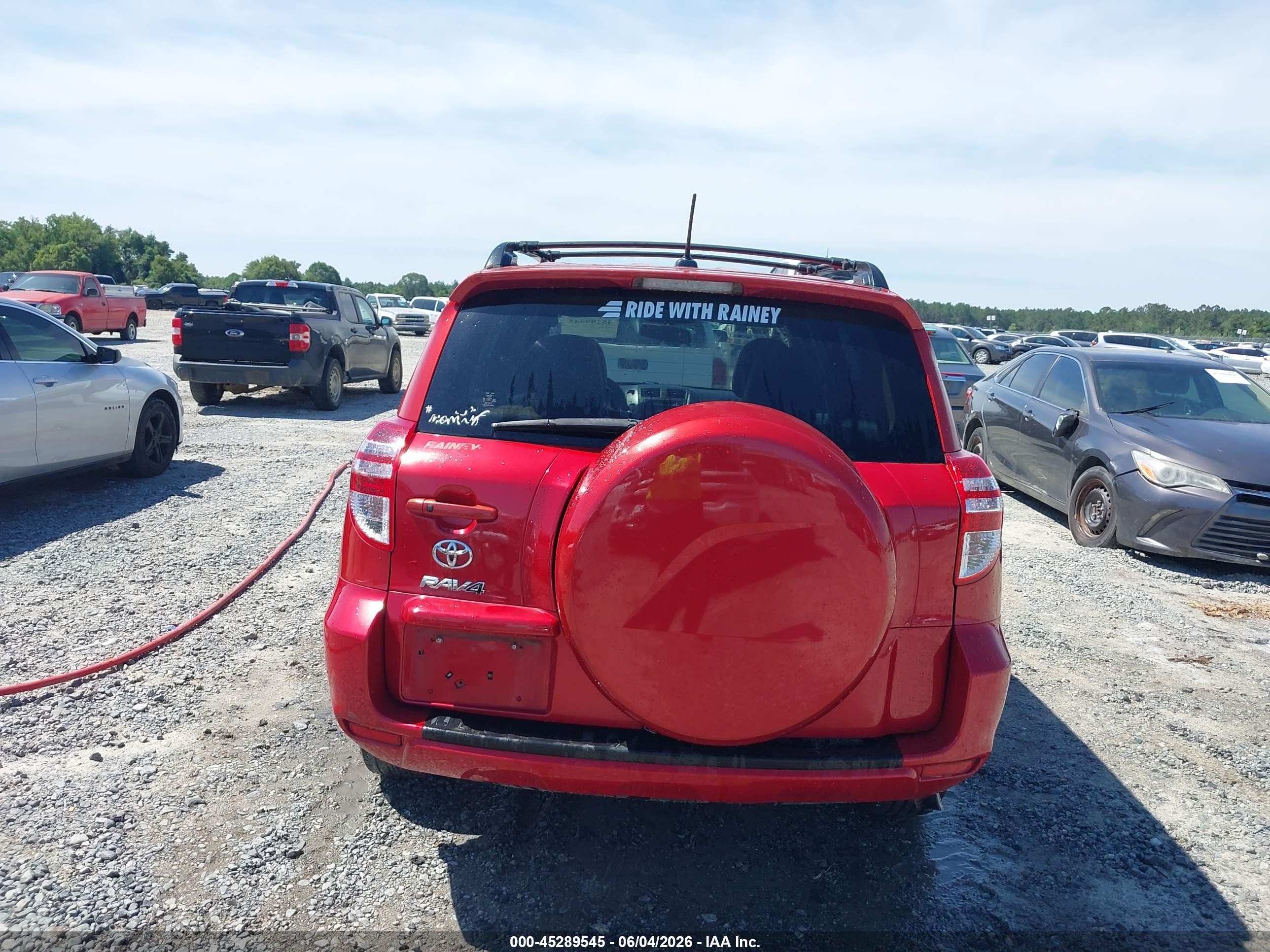 2012 Toyota Rav4 Limited Red vin: JTMYF4DV5CD033880