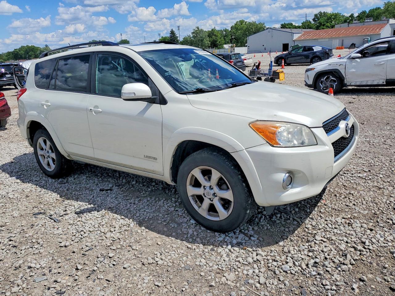 2010 Toyota Rav4 Limited White vin: JTMYF4DV6A5029490