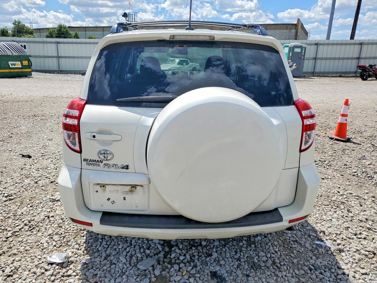 2010 Toyota Rav4 Limited White vin: JTMYF4DV6A5029490