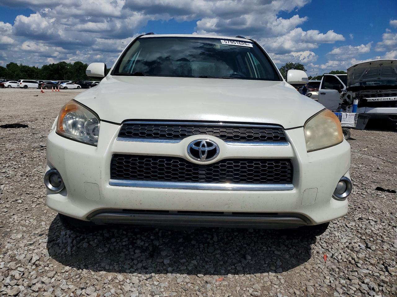 2010 Toyota Rav4 Limited White vin: JTMYF4DV6A5029490