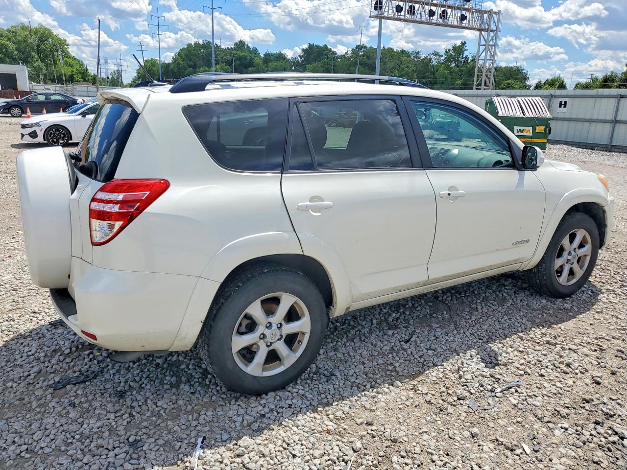 2010 Toyota Rav4 Limited White vin: JTMYF4DV6A5029490