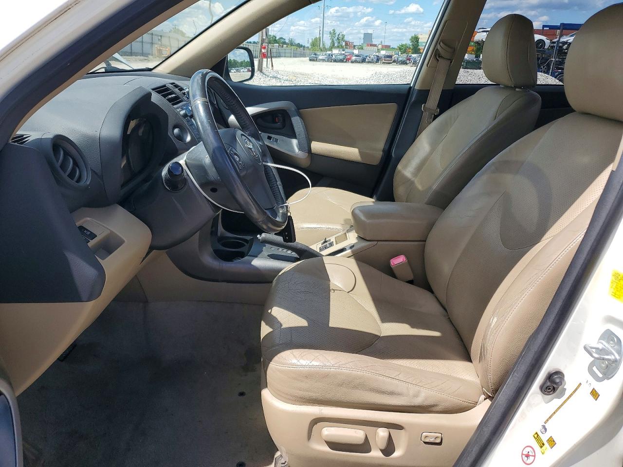 2010 Toyota Rav4 Limited White vin: JTMYF4DV6A5029490