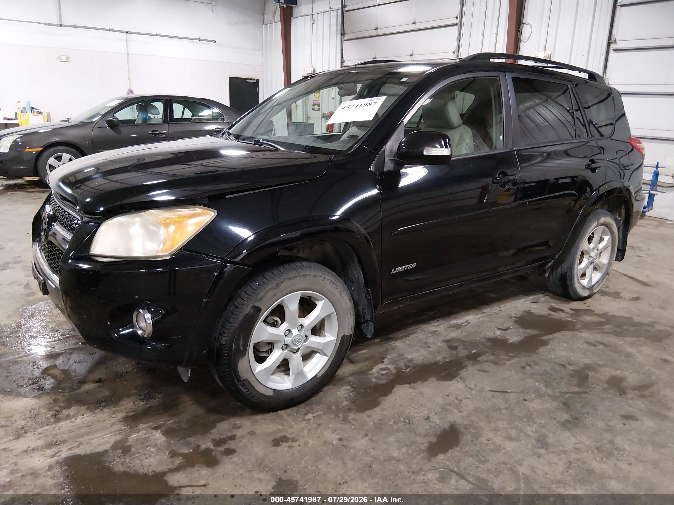 2010 Toyota Rav4 Limited Black vin: JTMYF4DV6A5029599
