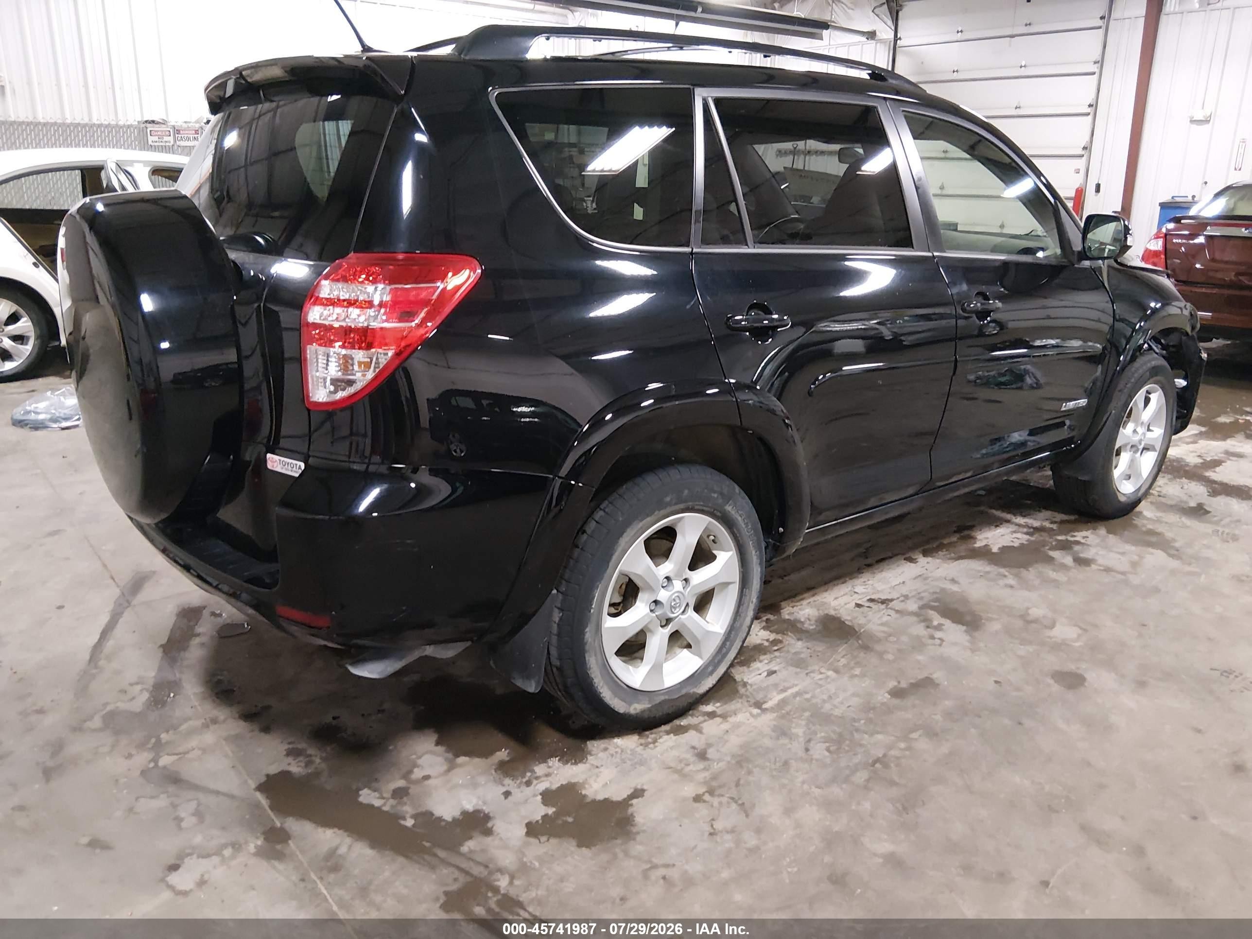 2010 Toyota Rav4 Limited Black vin: JTMYF4DV6A5029599