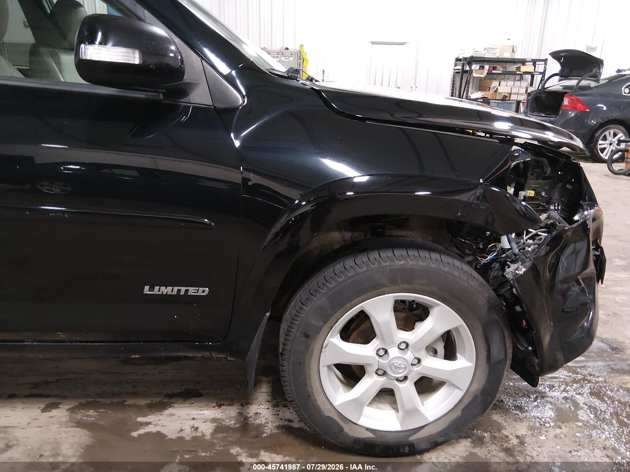 2010 Toyota Rav4 Limited Black vin: JTMYF4DV6A5029599