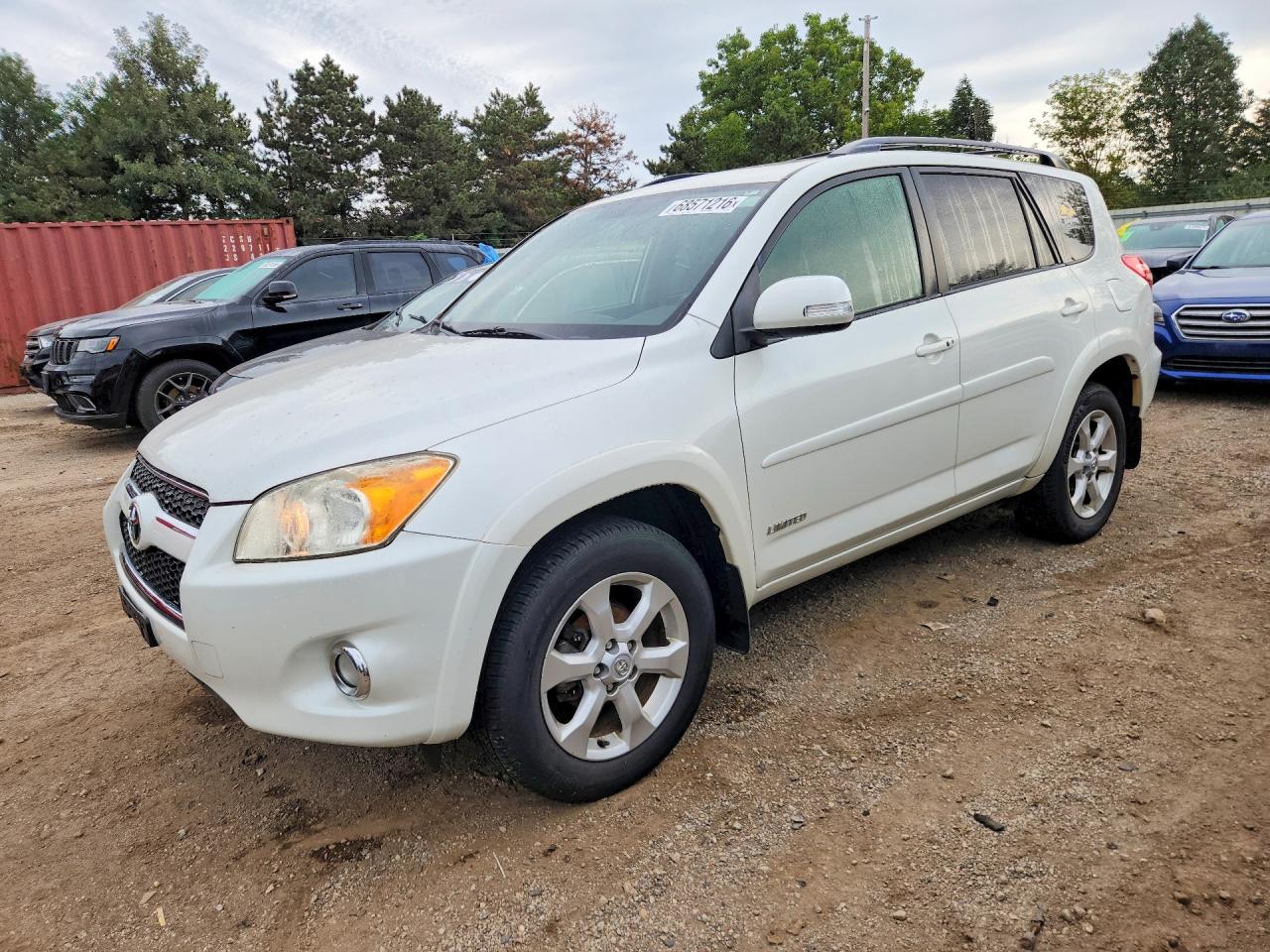 2010 Toyota Rav4 Limited White vin: JTMYF4DV7A5017994