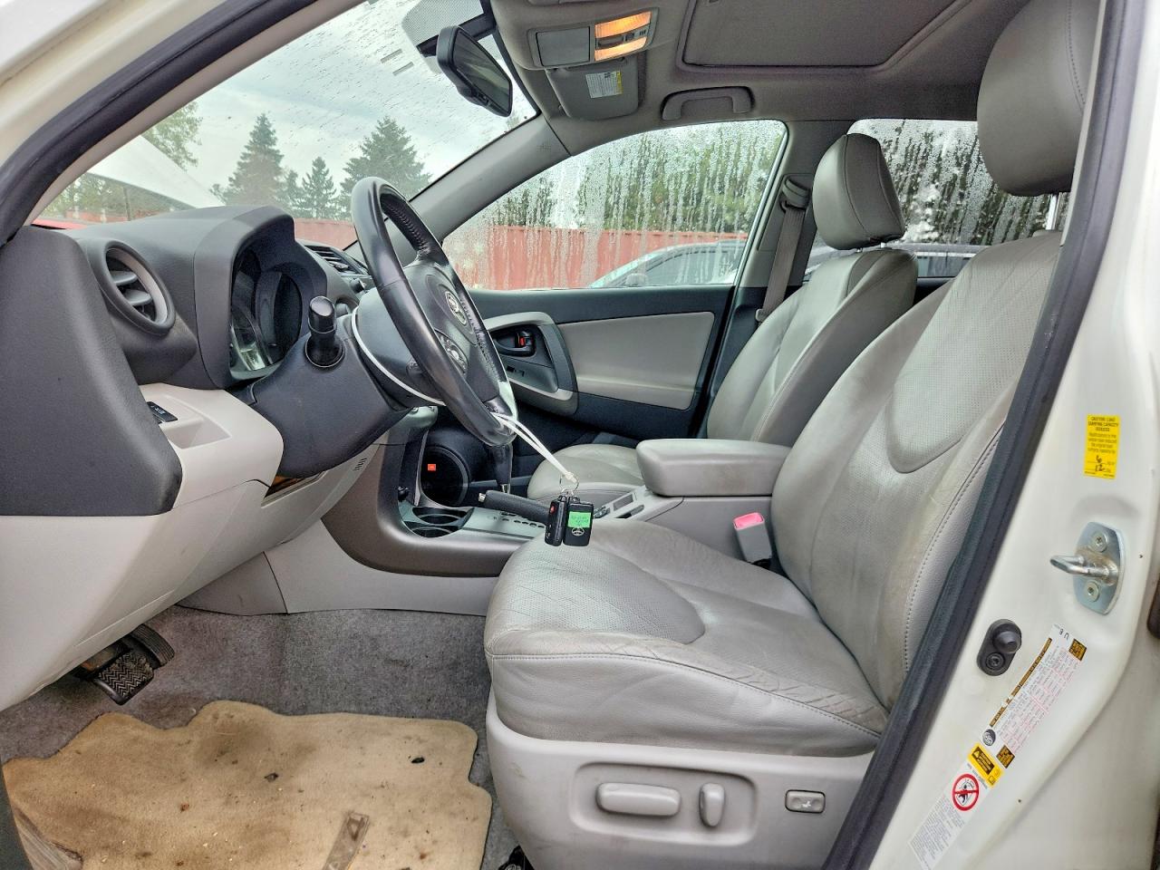 2010 Toyota Rav4 Limited White vin: JTMYF4DV7A5017994