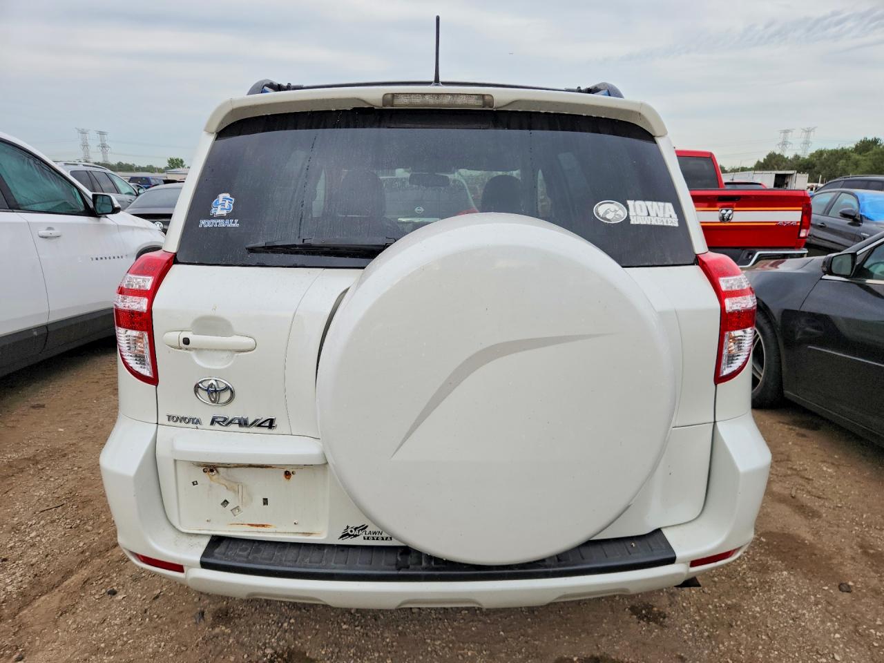 2010 Toyota Rav4 Limited White vin: JTMYF4DV7A5017994
