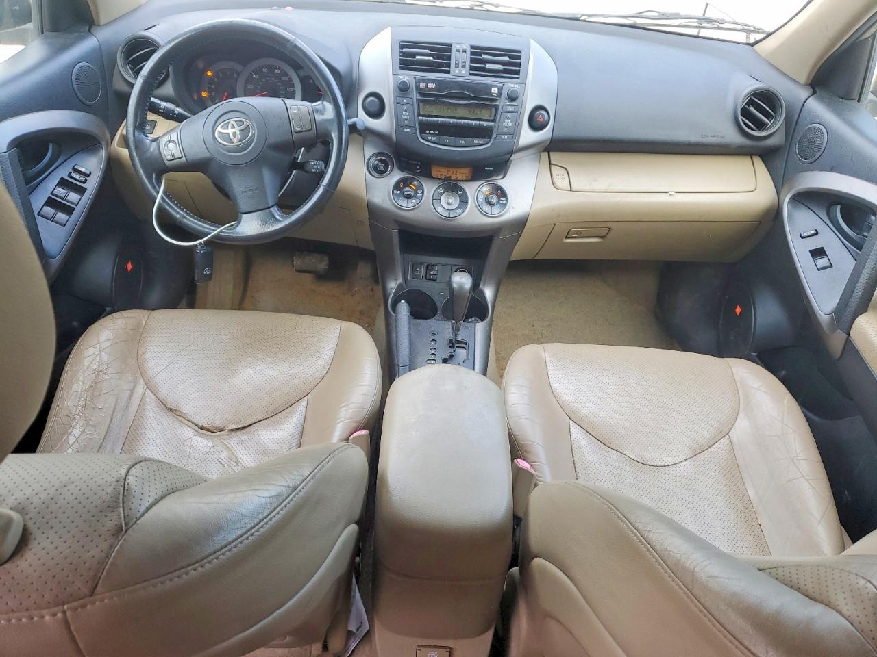 2010 Toyota Rav4 Limited Beige vin: JTMYF4DV8A5029913