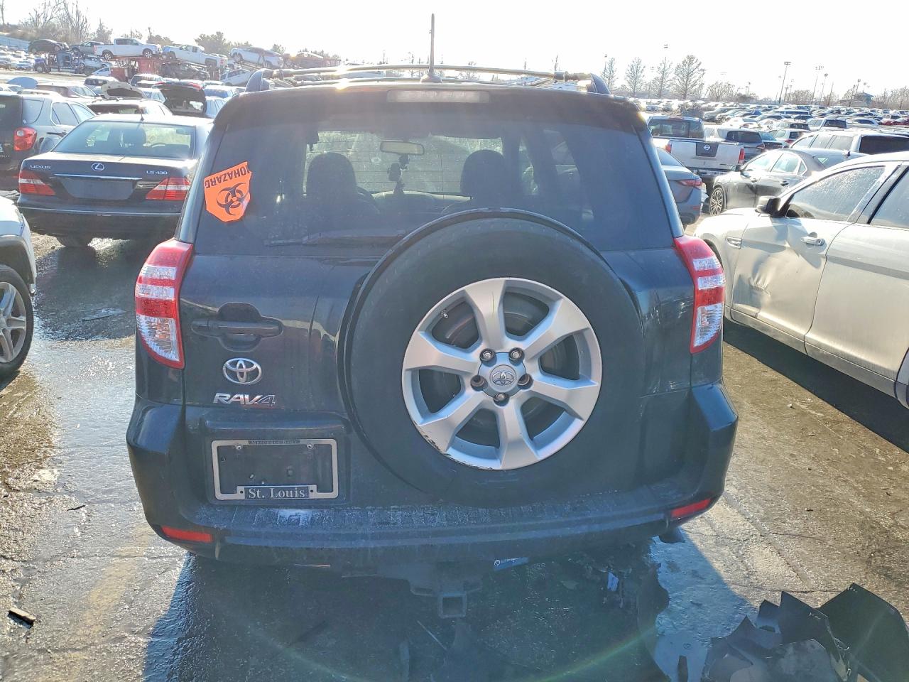 2011 Toyota Rav4 Limited Black vin: JTMYF4DV8BD031104