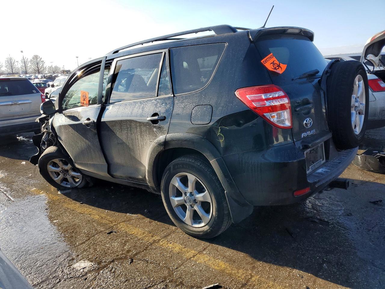 2011 Toyota Rav4 Limited Black vin: JTMYF4DV8BD031104