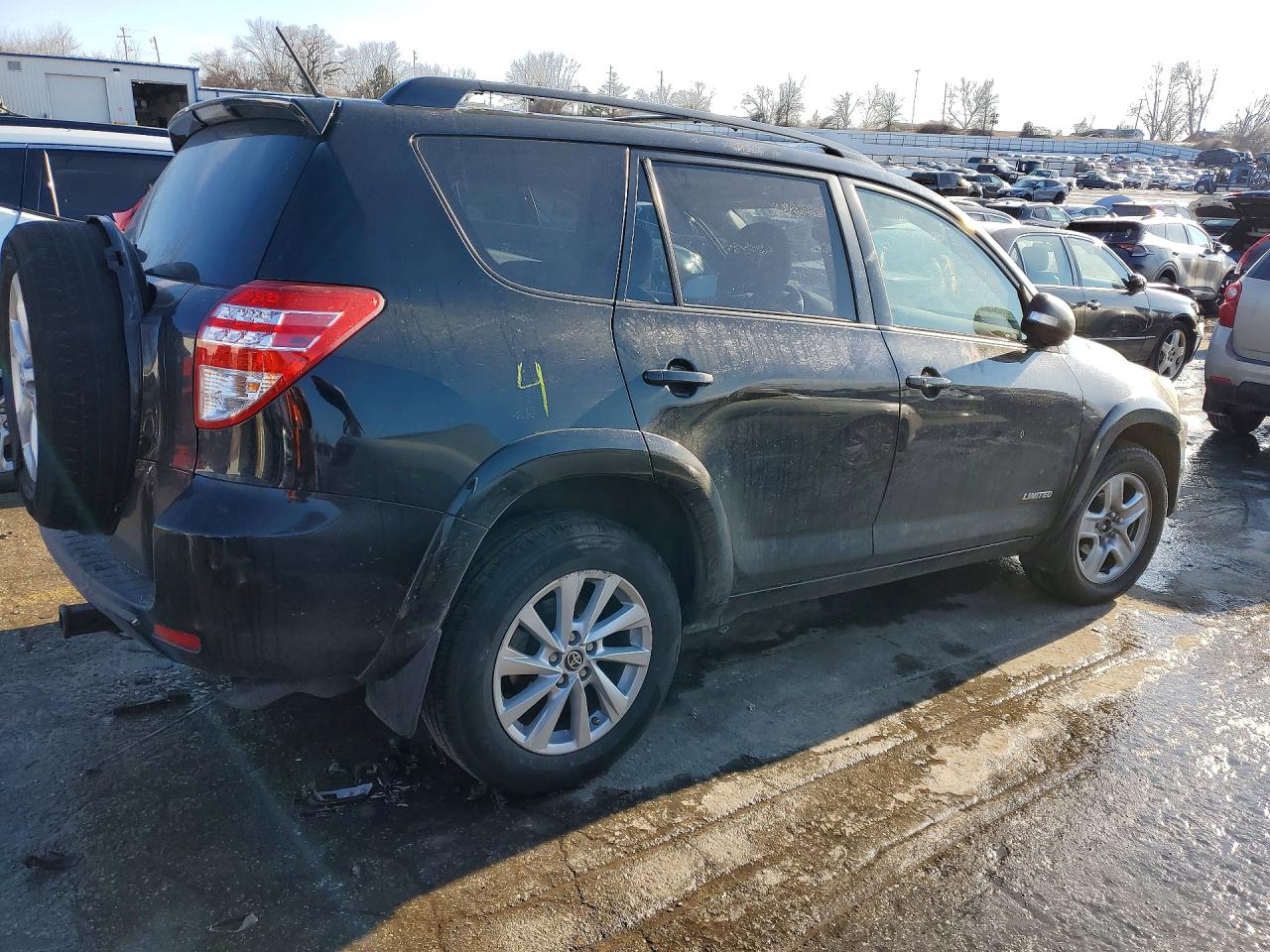 2011 Toyota Rav4 Limited Black vin: JTMYF4DV8BD031104