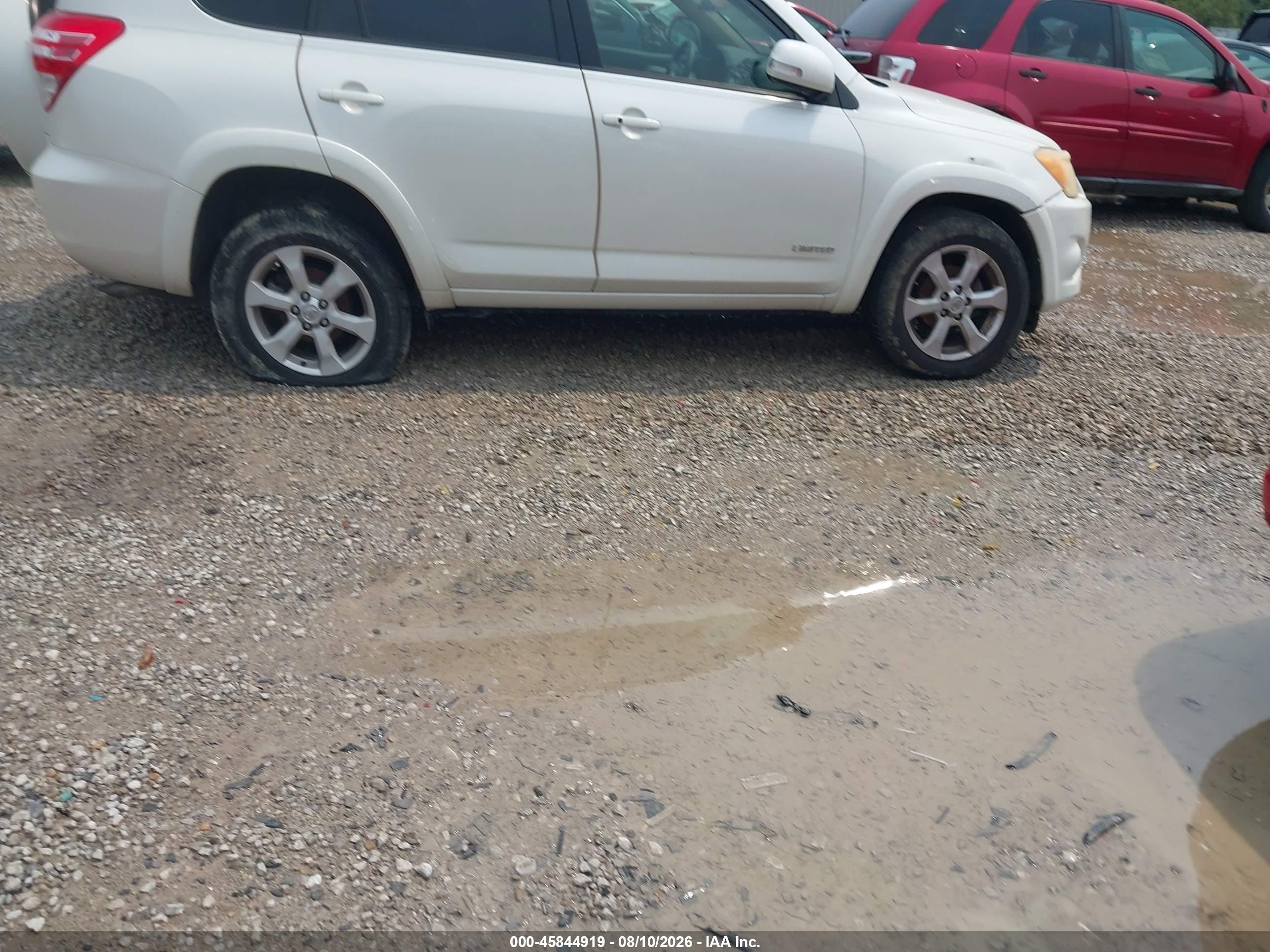 2010 Toyota Rav4 Limited White vin: JTMYF4DV9A5016135