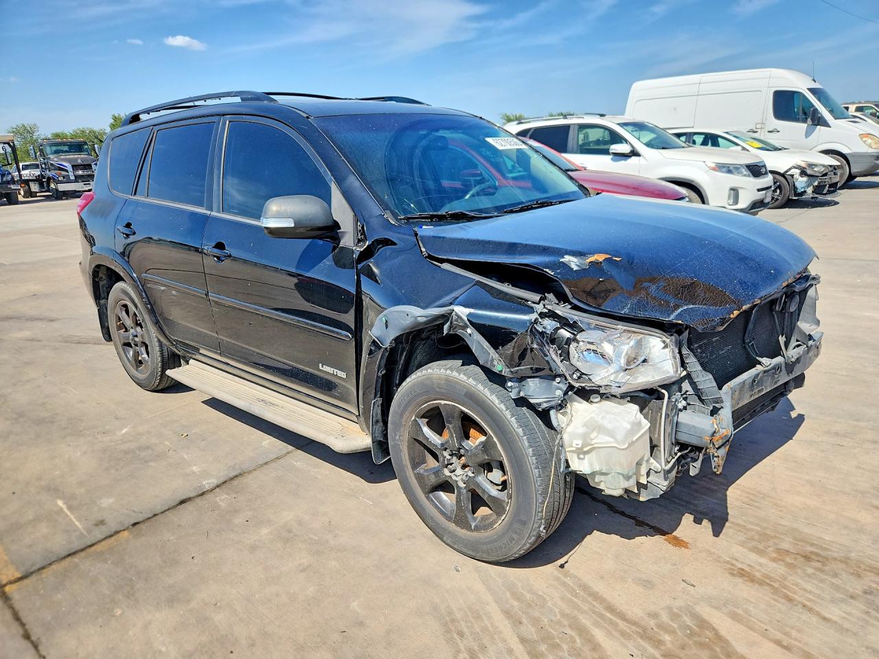 2010 Toyota Rav4 Limited Черный vin: JTMYF4DVXA5018296