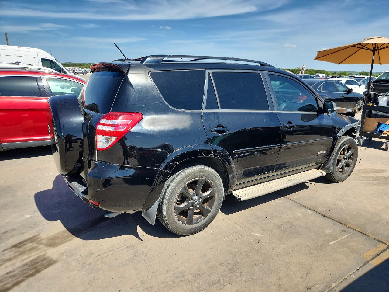 2010 Toyota Rav4 Limited Черный vin: JTMYF4DVXA5018296