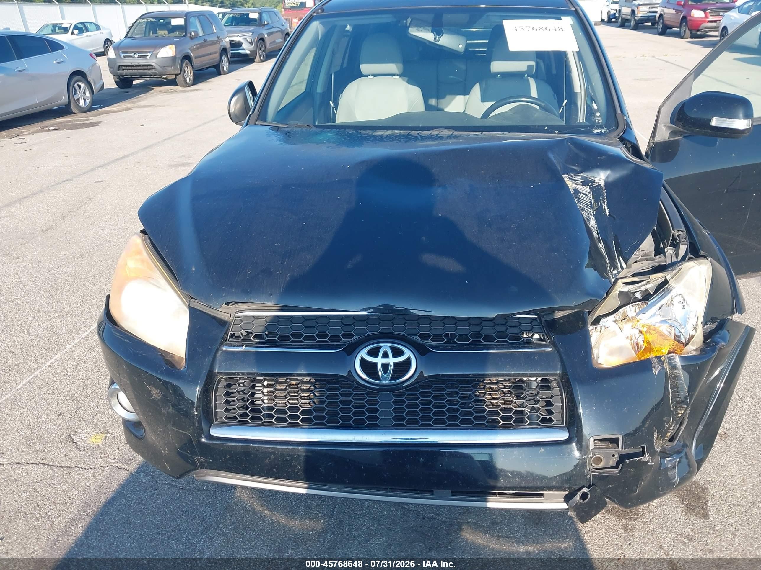 2012 Toyota Rav4 Limited Black vin: JTMYF4DVXCD033423