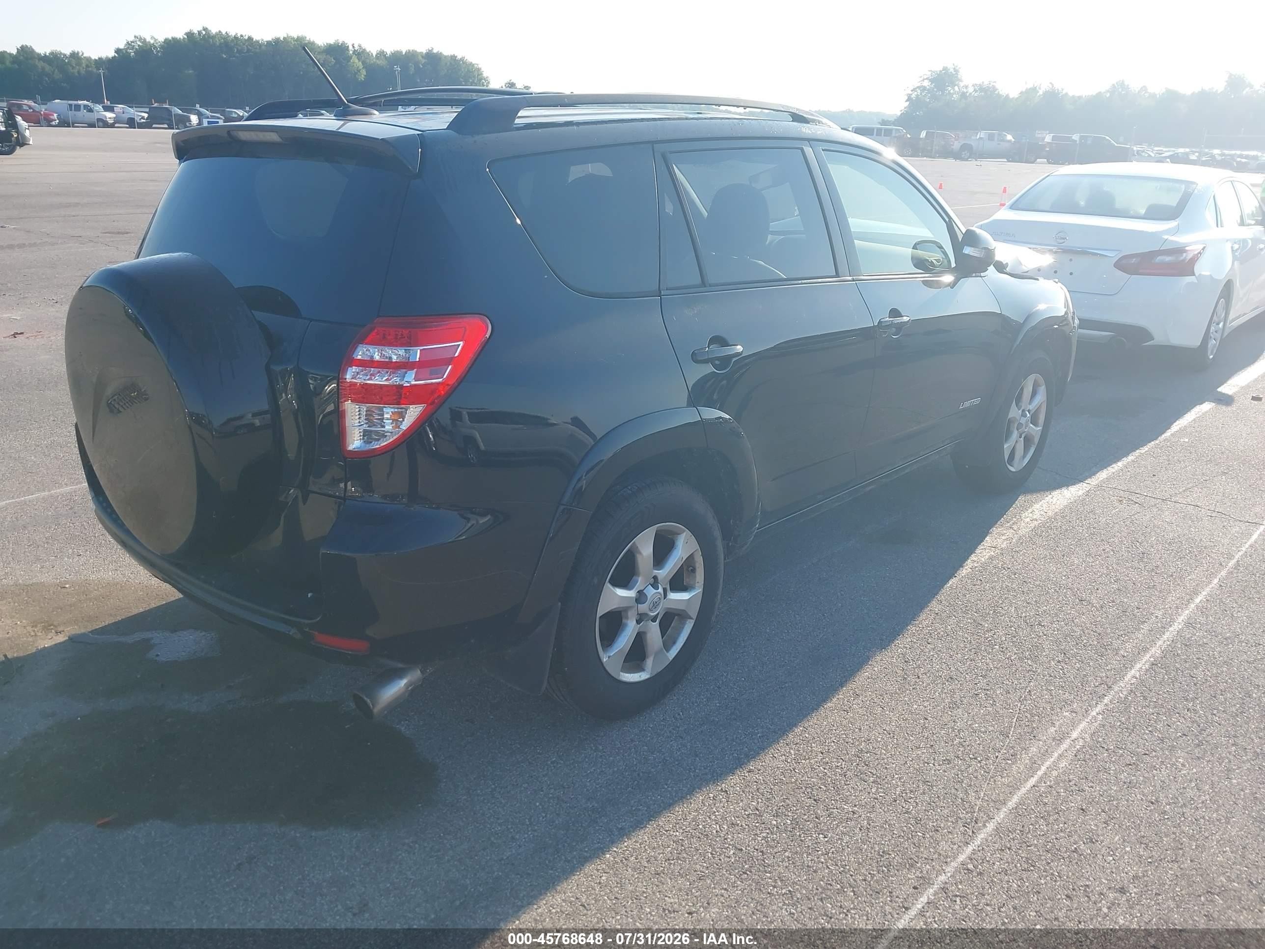 2012 Toyota Rav4 Limited Black vin: JTMYF4DVXCD033423