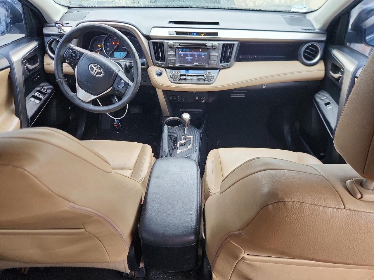 2014 Toyota Rav4 Limited Blue vin: JTMYFREV0ED035809