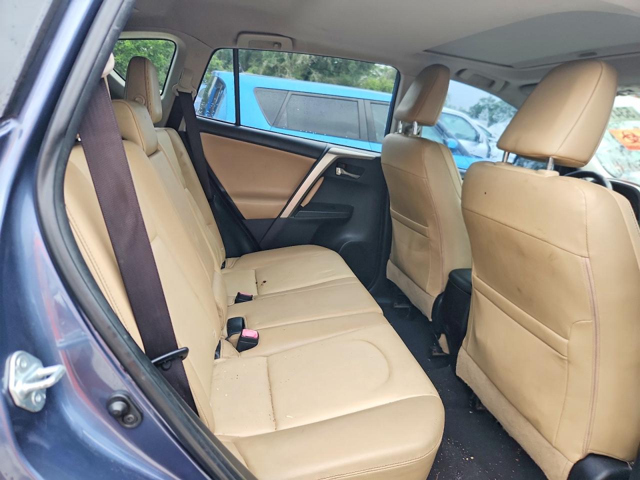 2014 Toyota Rav4 Limited Blue vin: JTMYFREV0ED035809
